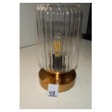 Touch Lamp Clear & Copper Color, NO CHARGER CABLE
