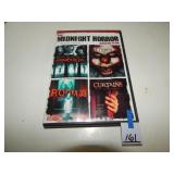 4 Movies/ 1 DVD All Horror Themed (see pictures)