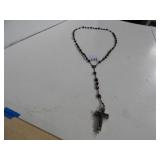 Rosary w/ Dark Brown Beads