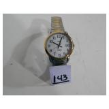 Silver & Gold Tone Times Men's Watch