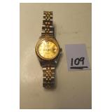 Dufonte Ladies Gold & Silver Toned Watch