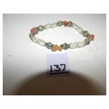 Agates & Beads Stretchy Bracelet