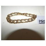 Gold Tone Chunky Chain Bracelet