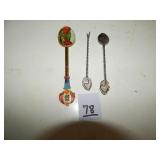 Fires Peak CO Souvenir Spoon & Cocktail Set