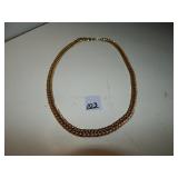 Monet Gold Toned Chain Necklace