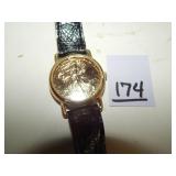1986 Walking Liberty Replica Coin Watch