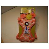 Cat Harness & Leash 5-10Lbs Pink w/ Rainbows