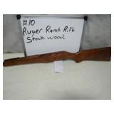 Ruger Ranch Rifle Wood Stock