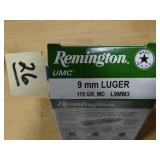 Remington 9mm Luger 115gr M5 50rnds