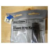 Craftsman Metric 17mm Hex Key