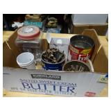 Box of Screws, Nails, Washers & Bolts
