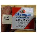 Olympic Ammo 5.56x45 SS109 50rnds Green Tip