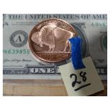 1oz Copper Round