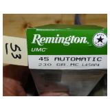Remington 45 Auto 230gr MC 50rnds