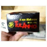 Tul Ammo 9mm Makarov 92gr FMJ 50rnds