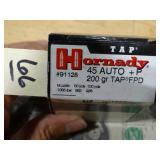 Hornady 45 Auto +P 200gr TAP FPD 20rnds