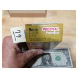 Federal 9mm Luger +P 124gr HS JHP