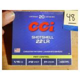 CCI Shotshell 22LR 31gr 20ct