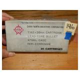 7.62x39mm 20ct SEALED