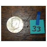 1965 Kennedy Half Dollar 40% Silver