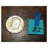 1967 Kennedy Half Dollar 40% Silver