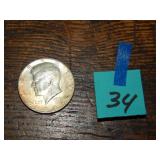 1966 Kennedy Half Dollar 40% Silver