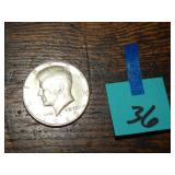 1968 Kennedy Half Dollar 40% Silver