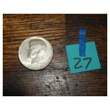 1965 Kennedy Half Dollar 40% Silver