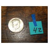 1967 Kennedy Half Dollar 40% Silver
