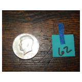1967 Kennedy Half Dollar 40% Silver