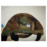 Reversible Helmet Cover Tan & Brown/ Green & Brown