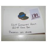 121st Infantry Regt. 162nd Tank Bn. Pin