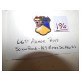 66th Armor Regt. Pin