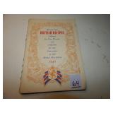 British Recipe Book To Aid War Relief 1941