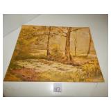 Water Color Painting By E. Leteurtre