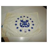 US Secretary of Treasury Flag-White Polyester