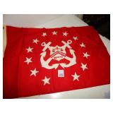 US Secretary of Treasury Flag-Red Cotton