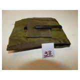 Olive Drab Canvas Pouch w/ Metal Alice Clip
