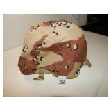 Parachutists Helmet Cover Camo Sz Med/ Lg