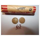 Roll of Wheat Pennies