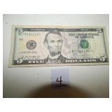 $5 Fancy (5) Ones
