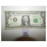 $1 Fancy (4) 3s & Stuck Digit '5'