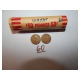 Roll of Wheat Pennies