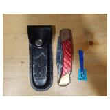 Vintage Lockback Folding Hunting Knife