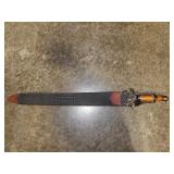 Fantasy Broad Scorpion Design Handle Sword