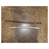 French Model 1886 Chassepot Yataghan Sword Bayonet