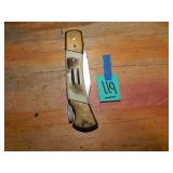 Vintage Lockback Folding Pocket Knife