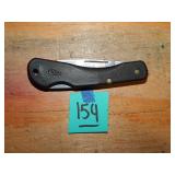 Case Mini Black Horn Lockback Pocket Knife