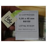 5.56x45 SS109 Black Tip 20rnds
