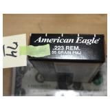 American Eagle 223 Rem 55gr FMJ 20rnds SEALED